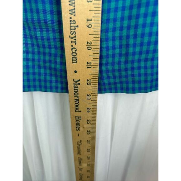 Vintage Pendleton Turquois Pencil Skirt - Picture 5 of 6